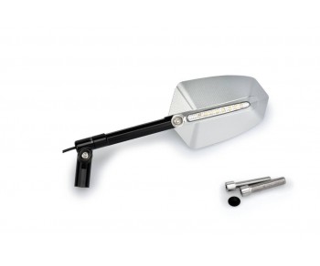 REARVIEW MIRROR GTI LEFT HOMOLOGATED - BLACK/SILVER REARVIEW MIRROR GTI LEFT HOMOLOGATED - BLACK/SILVER